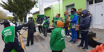 Paro de ATE en Las Heras