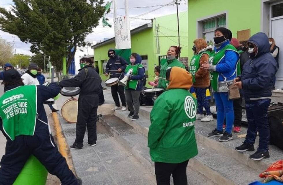 Paro de ATE en Las Heras