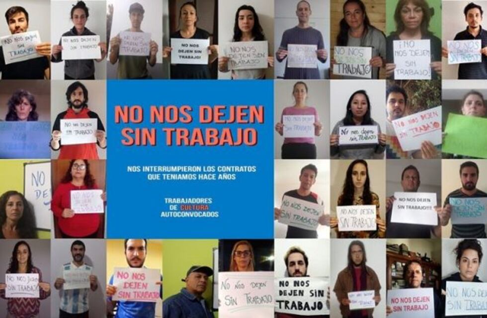 Activa protesta de trabajadores del área de Cultura de Rosario que se quedaron sin contratos