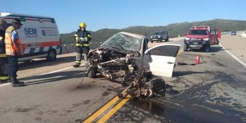 Accidente en Camino a las Altas Cumbres este viernes por la mañana\u002E