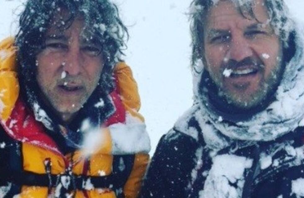 Los acordes de Calamaro y Arana hacen eco en el Aconcagua