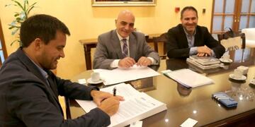 Firma del convenio entre el IICA y la Provincia de Jujuy