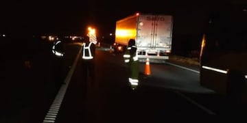 El siniestro ocurrió en la autopista Rosario-Buenos Aires a la altura de General Lagos\u002E (Twitter)