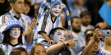 La Selección partió hacia la Bombonera para el amistoso ante Haití\u002E (Foto: AFP PHOTO / Alejandro PAGNI)