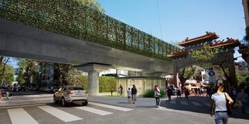 Así quedará la zona del Barrio Chino en Barrancas de Belgrano\u002E (GCBA)