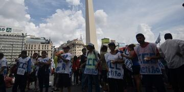 Marcha de la Corriente Clasista y Combativa en la Ciudad de Buenos Aires\u002E (DyN)\u002E