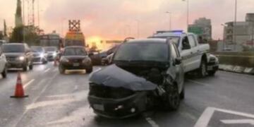 Choque en Autopista 25 de Mayo\u002E