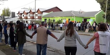 Protestas por la escuela especial N°5