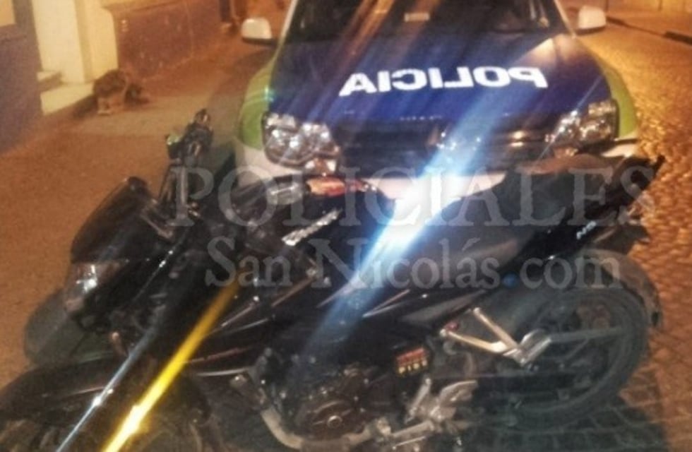 El Comando sorprendió a ladrón cuando intentaba robar una moto estacionada
