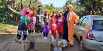 Los chicos de casi todos los barrios fueron agasajados por su día\u002E