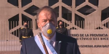 Juan Schiaretti en el acto por el 25 de mayo\u002E