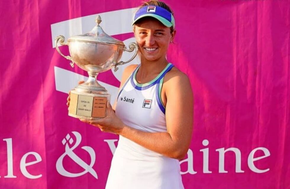 Nadia Podoroska ganó final del torneo de Saint-Malo y se consagró campeona