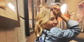 Luisana Lopilato paseando en Londres\u002E (Foto: RadioMitre)