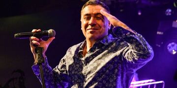 El loco Amato, cantante de cuarteto