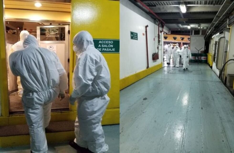 Un barco proveniente de Uruguay quedó en cuarentena por un pasajero que estaría infectado