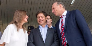 Sabina Frederic, Axel Kicillof y Sergio Berni\u002E (crédito: NA)