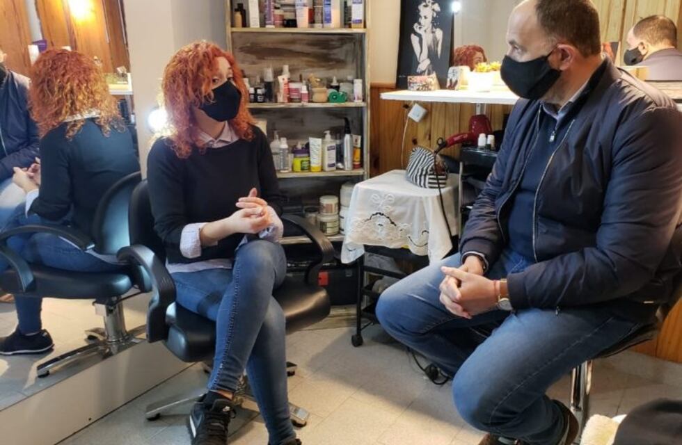 Programa Acompañar: Pablo Garate visitó a una emprendedora local