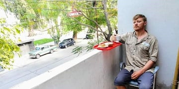 El joven aventurero cumple la cuarentena en un hotel\u002E