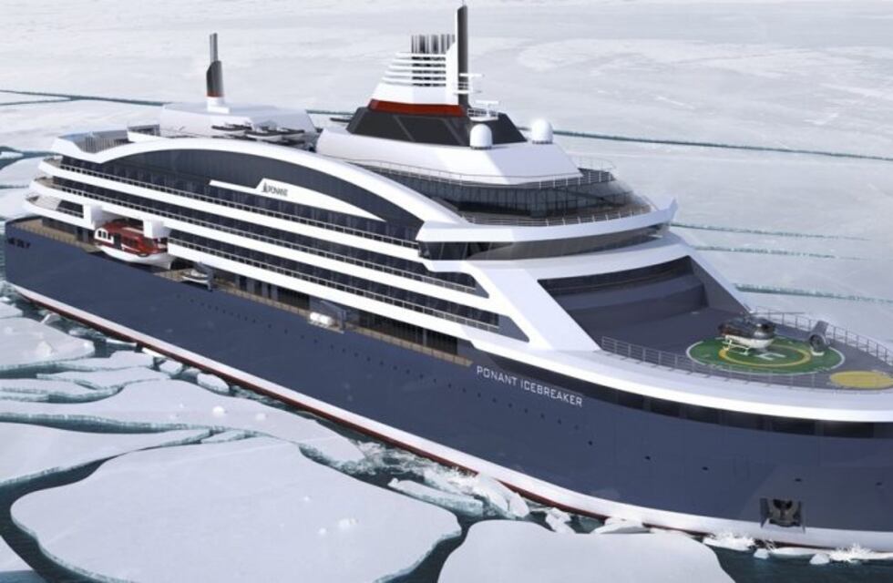 El buque de exploración polar más lujoso del mundo llegará a Ushuaia
