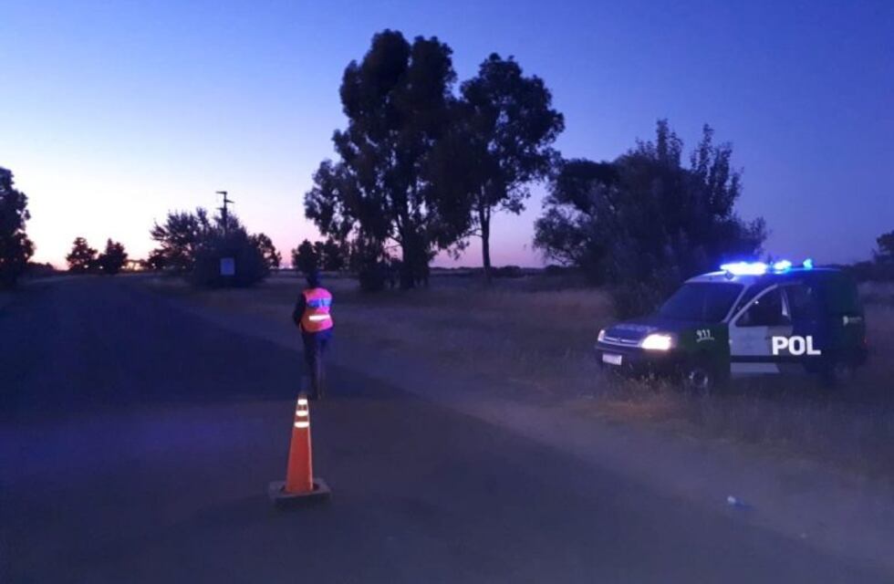 Arroyo Pareja: Control policial durante la madrugada del domingo