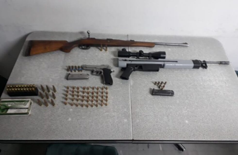 Secuestro de armas de fuego llevado a cabo por personal de la división operaciones rurales