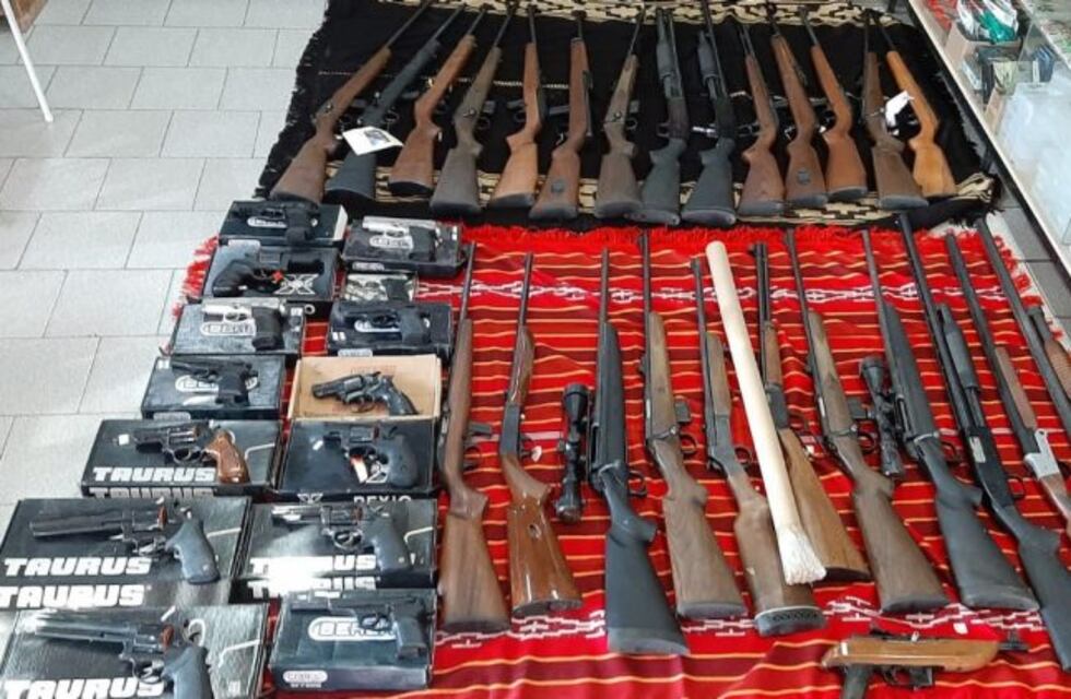 Secuestraron un arsenal y más de 25.000 municiones