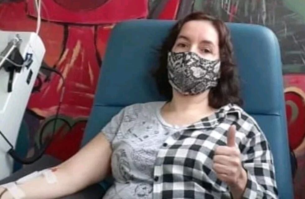 Una mujer recuperada de Covid-19 ya donó plasma cuatro veces