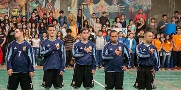 La Selección Argentina de Fútbol para chicos con Síndrome de Down\u002E