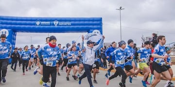 La comunidad educativa del CAAD y Kayú Chenén participaron de la carrera “Gran Malvina”