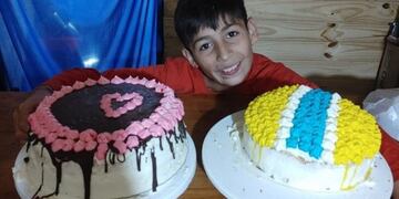 Joaquín Nahuel, el niño pastelero, enfrenta problemas para mantener a flote su emprendimiento