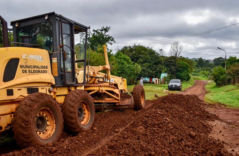 Eldorado: el Municipio trabaja en el mantenimiento de calles