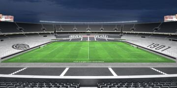 El estadio Monumental tendrá capacidad para albergar 81.000 espectadores: 57.722 plateas y 23.278 populares. (Prensa River)
