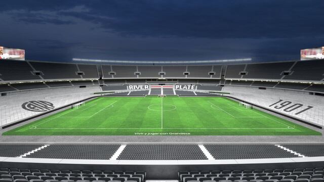 El estadio Monumental tendrá capacidad para albergar 81.000 espectadores: 57.722 plateas y 23.278 populares. (Prensa River)