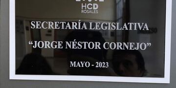 La secretaría del Concejo Deliberante lleva el nombre de Jorge Néstor Cornejo