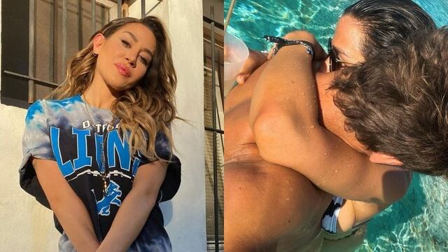 Jimena Barón y su novio