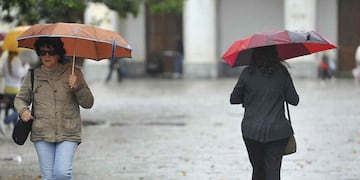 Probabilidad de lluvias para esta jornada en Córdoba.