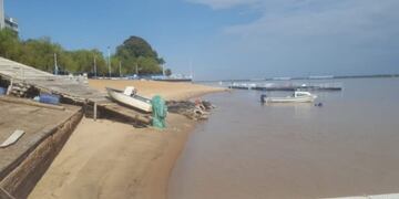 Bajante histórica del río Paraná\u002E