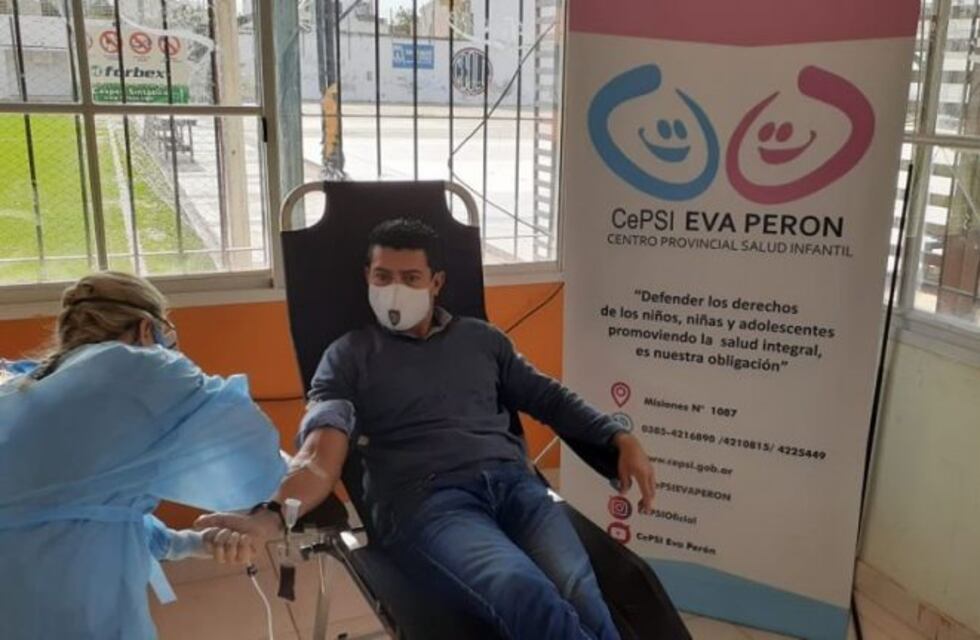 Olímpico solidario: realizaron una colecta de sangre para el Cepsi