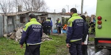 Un niño murió calcinado durante un incendio en Mar del Plata (Foto: 0223)
