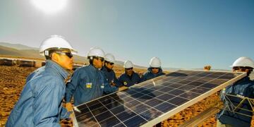 Paneles solares en la Puna jujeña