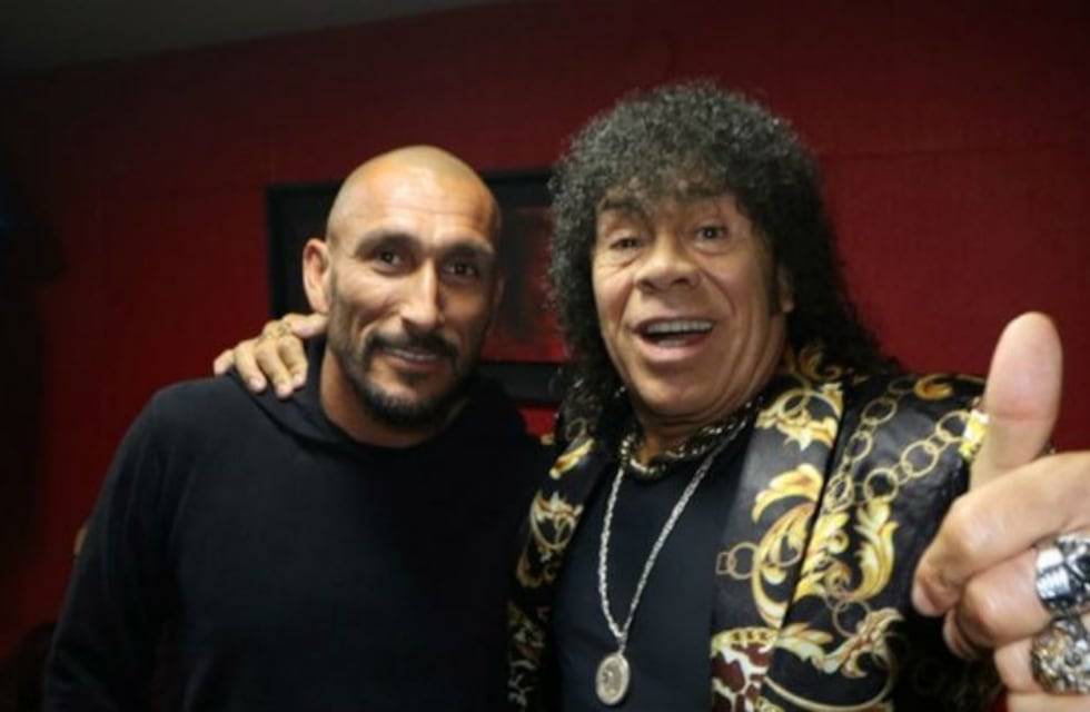 El encuentro más esperado: La Mona Jiménez y el Cholo Guiñazú estuvieron juntos