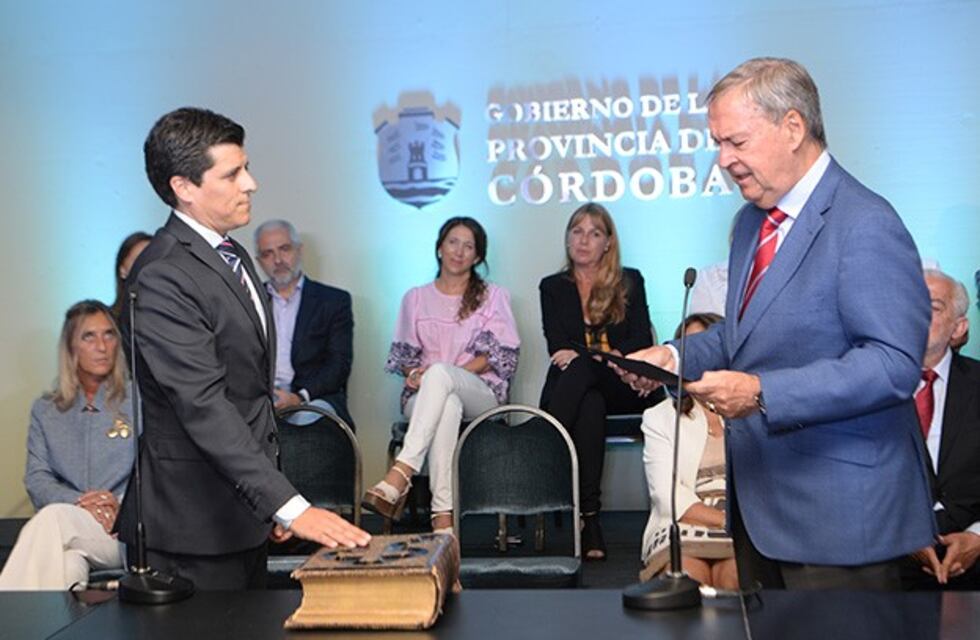 Martín Farfán asumió como ministro de Justicia de Córdoba