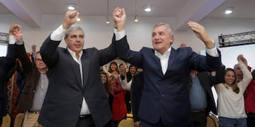Carlos Haquim y Gerardo Morales, candidatos del Frente Cambia Jujuy