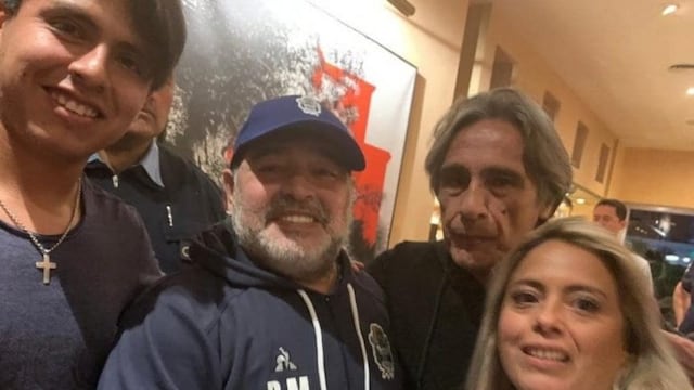 Diego Maradona y la Rana Valencia, juntos en un encuentro imperdible\u002E