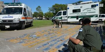 Decomiso de 400 kilos de marihuana