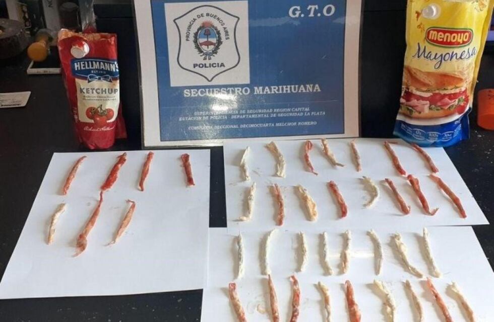 Intentó ingresar marihuana a la cárcel en un sachet de mayonesa