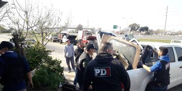 Secuestro autopartes en Rosario