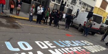 Reclamo de justicia por la muerte de Lucas