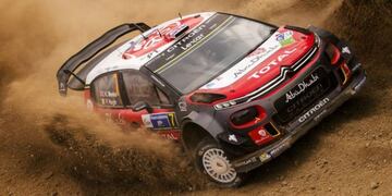 Kris Meeke en plena competencia, en México\u002E (Foto: AS Sports)