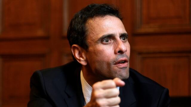 ARCHIVOu00a0- El lu00edder opositor Henrique Capriles Radonski durante una visita a Lima, Peru00fa, el 11/08/2016.rn(vinculado al texto de dpa